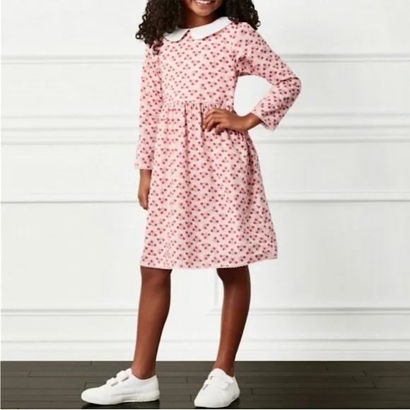 long-sleeve babydoll mini dress Retro Floral Smocked Bodice Long Sleeve Colorful Babydoll Mini Dress Floral / XL
